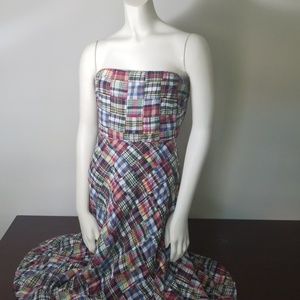 Jcrew madras dress 10